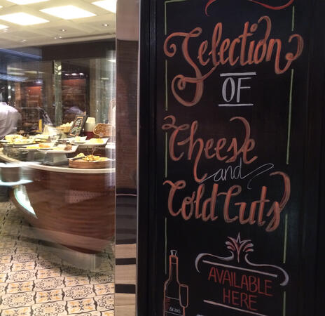 Sofitel Spiral Buffet's Cheese Room Entrance Door